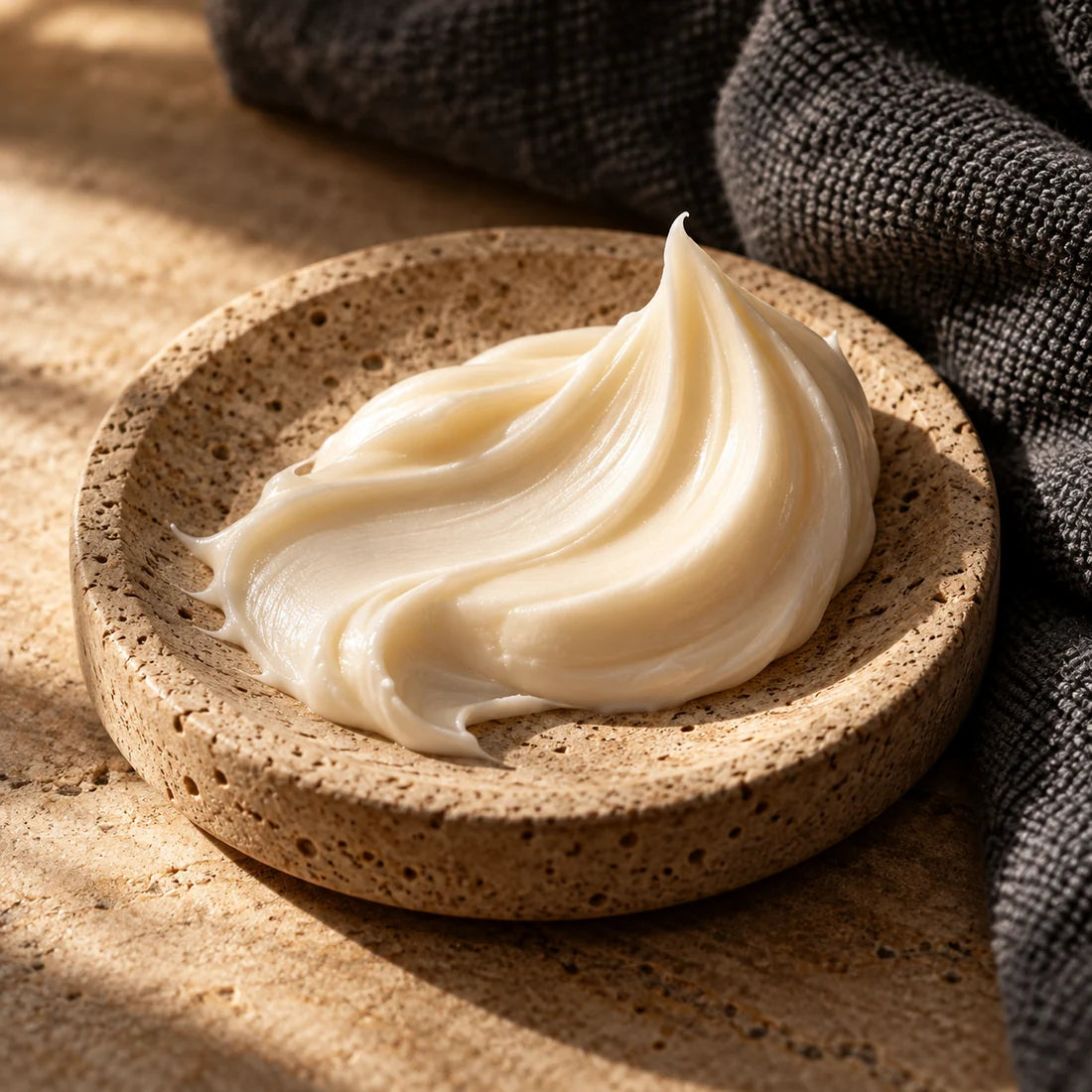 Rich cream texture representing the beard butter category