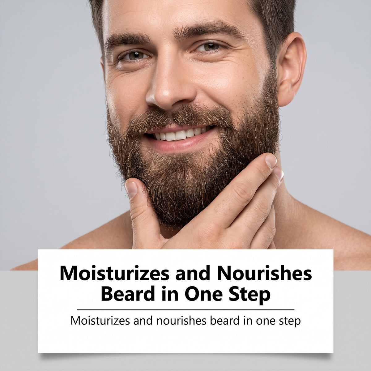 EAST MOON Beard Balm for Coarse Hair — moisturizing care illustration