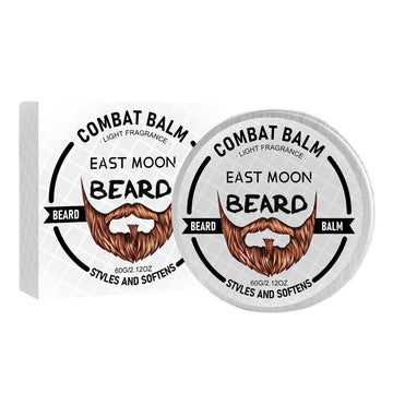 EAST MOON Moisturizing Beard Balm — product and front packaging