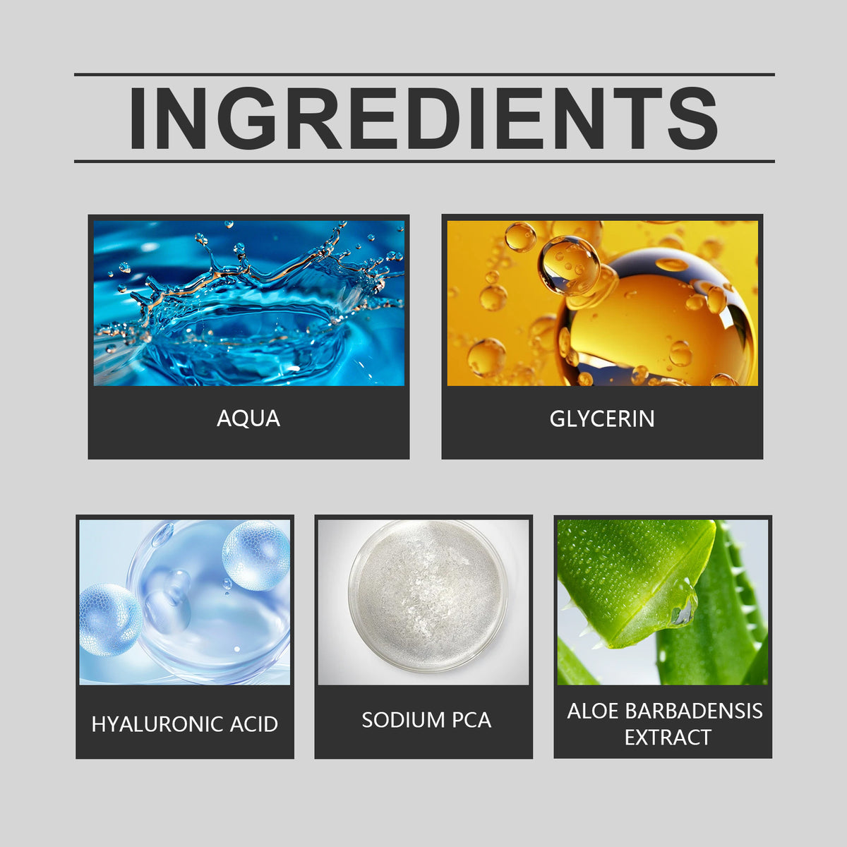 EAST MOON Aftershave Spray — ingredient panel