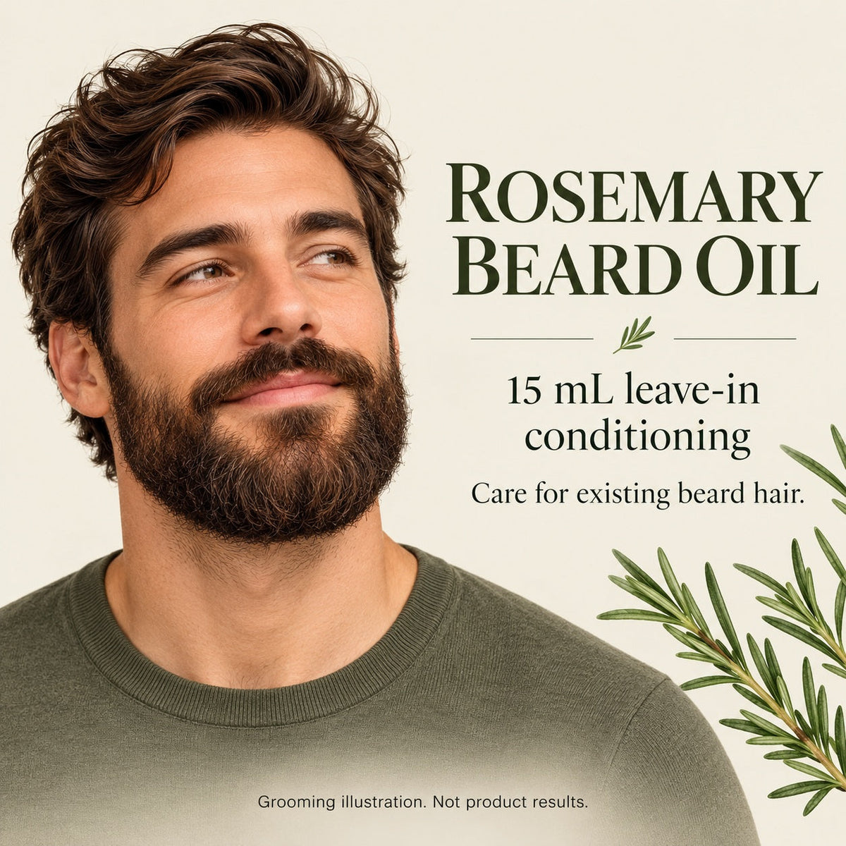 EAST MOON Rosemary Beard Oil — existing hair and beard care