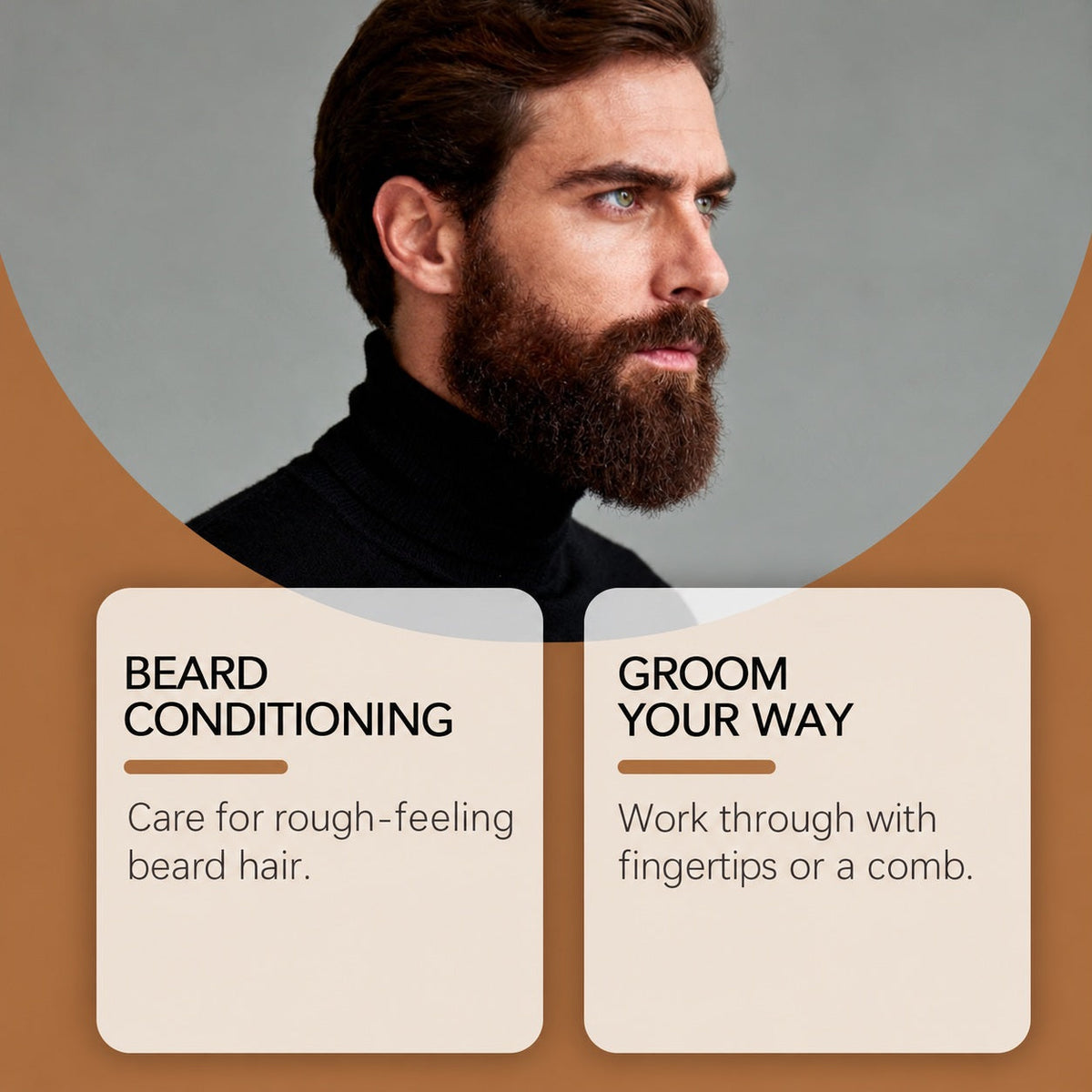 EAST MOON Beard Oil Spray with Jojoba & Calendula — beard conditioning and grooming