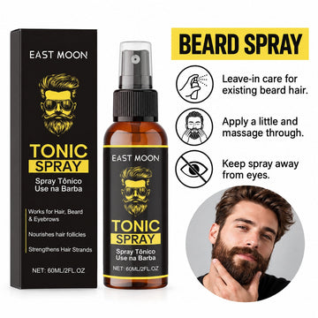 EAST MOON Beard Spray — beard spray conditioning routine