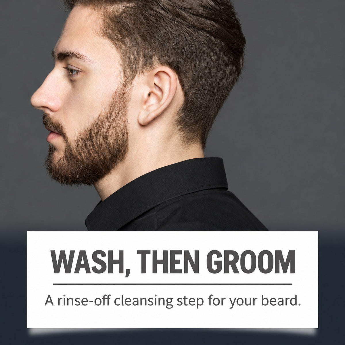 EAST MOON Foaming Beard Wash — rinse-off beard mousse care